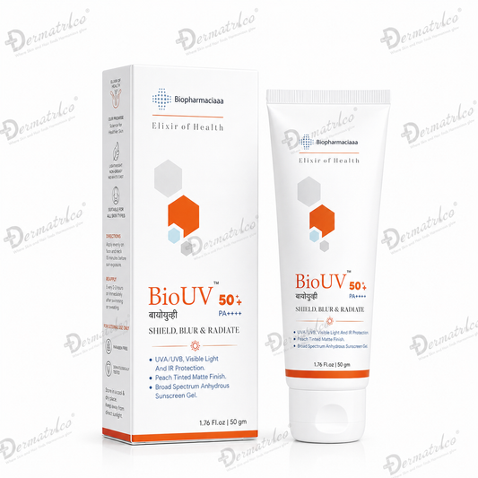 BioUV Sunscreen Gel SPF 50+ PA++++(Peach+Tinted +Matte) 