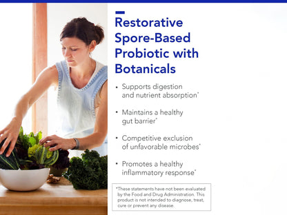 Biocidin Botanicals Proflora 4R Spore-Based Probiotic Dietary Supplement Capsule