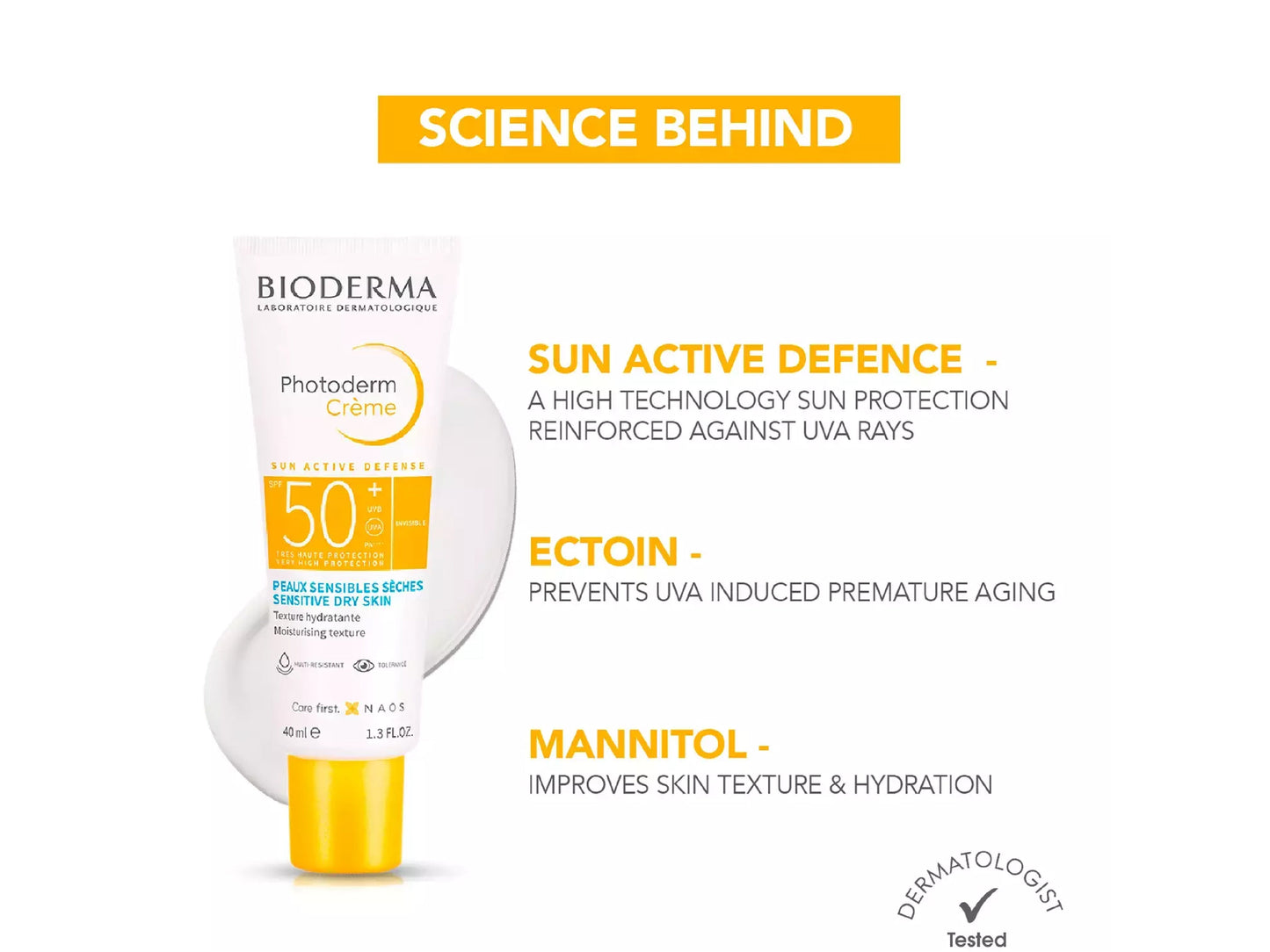 Bioderma Photoderm Creme SPF 50+ PA++++ (Invisible)
