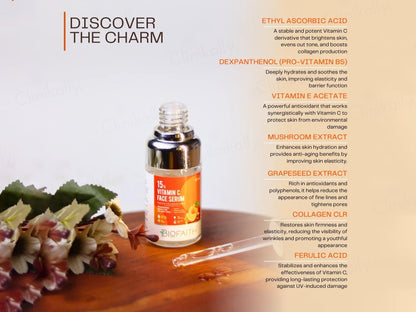 Biofaith 15% Vitamin C Face Serum
