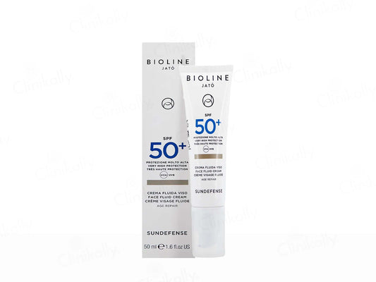 Bioline Jato Sundefense Age Repair Face Fluid Cream SPF 50+