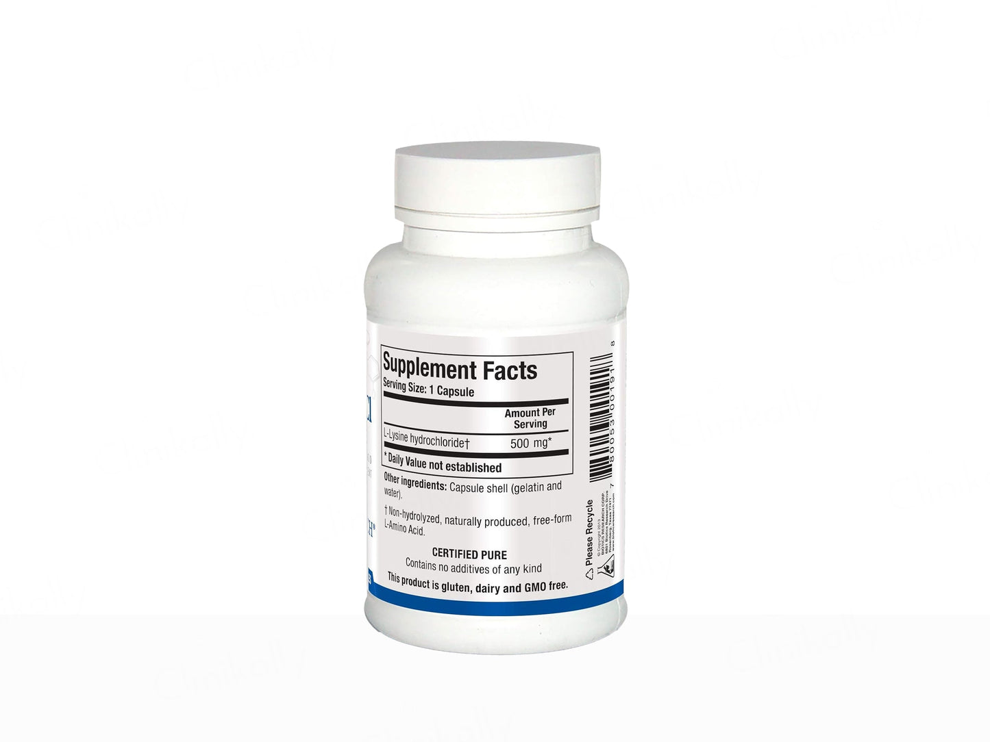 Biotics Research L-Lysine HCl Amino Acid Dietary Supplement Capsule