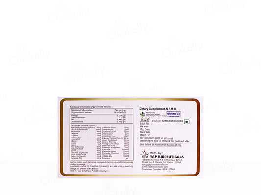 Biotiyap Tablet For Skin, Hair And Nail