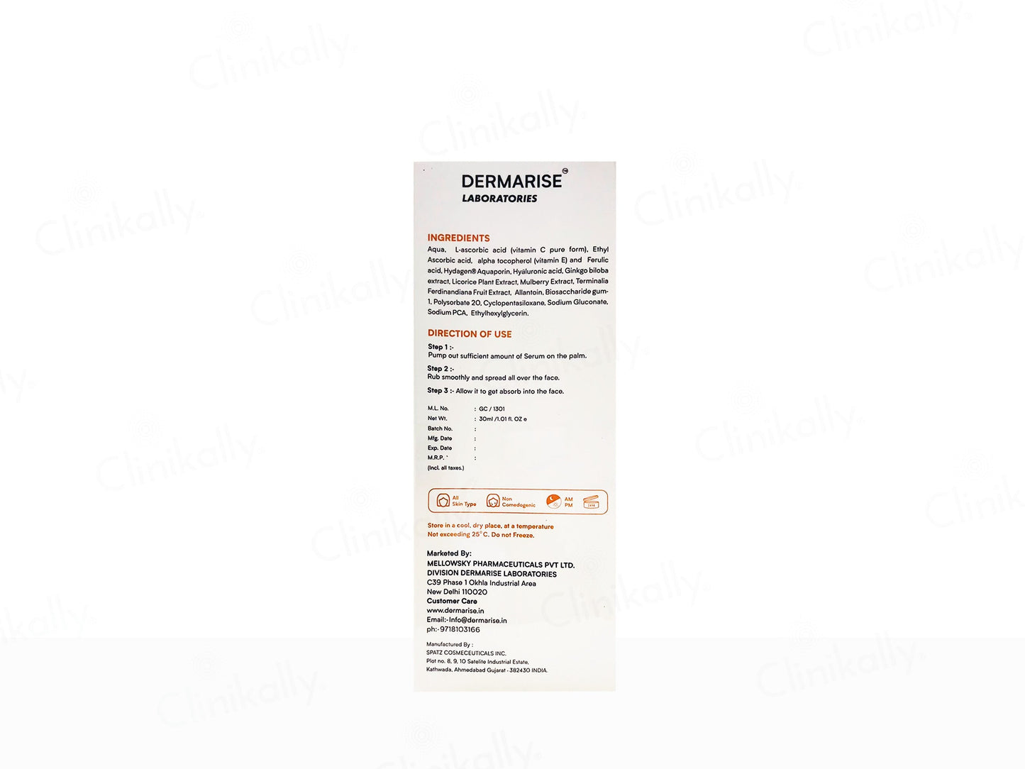 Dermarise Biovit C Skin Renewing Liposomal Serum