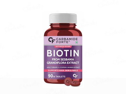 Carbamide Forte Biotin With Amla, Brahmi & Bamboo Extract Nutraceutical Tablet