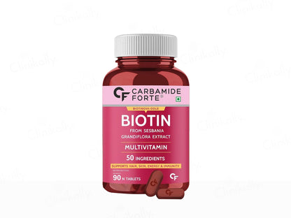 Carbamide Forte Biotin+ with 50 Multivitamin+ Tablet