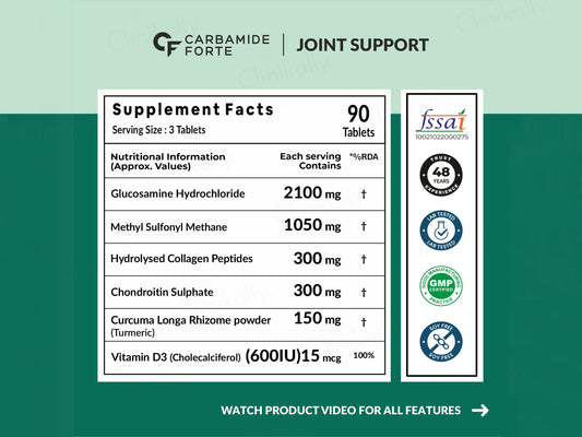 Carbamide Forte Joint Support 3900mg Tablet