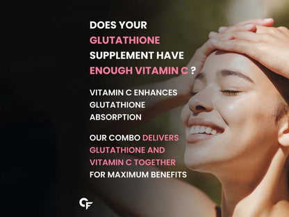 Carbamide Forte L-Glutathione + Vitamin C 1000mg Tablet Combo Pack