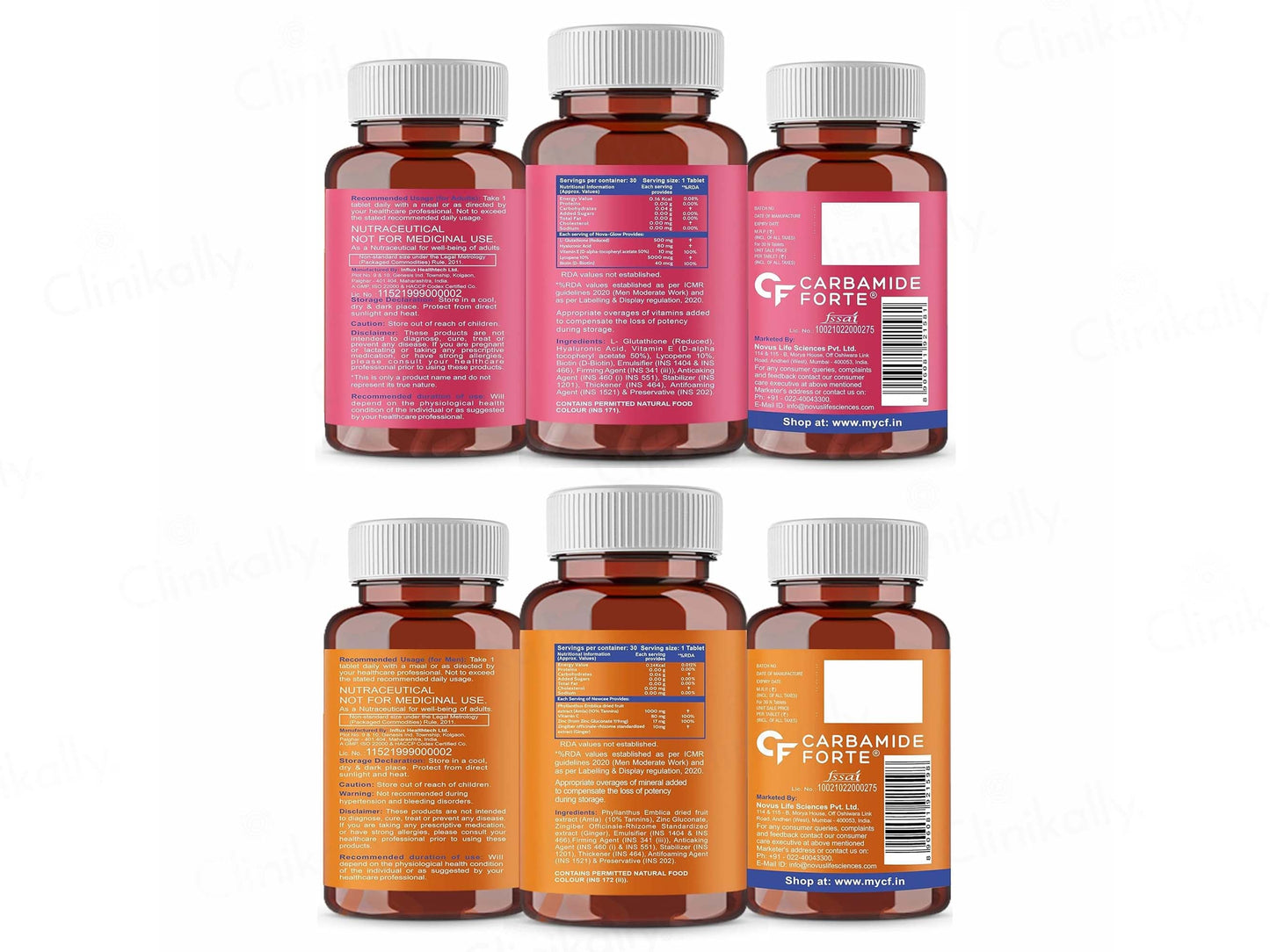 Carbamide Forte L-Glutathione + Vitamin C 1000mg Tablet Combo Pack