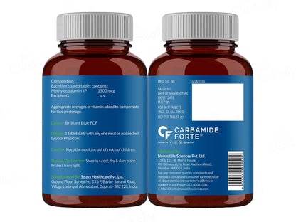 Carbamide Forte Methylcobalamin 500mcg Tablet