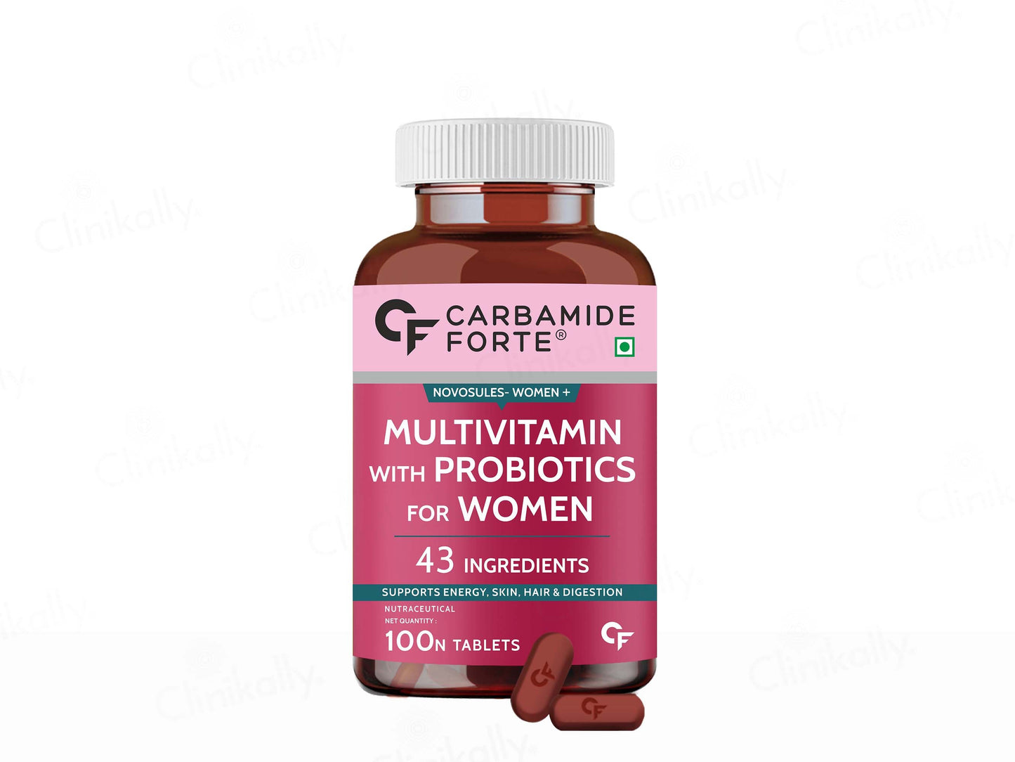 Carbamide Forte Multivitamin With Probiotics Tablet For Women