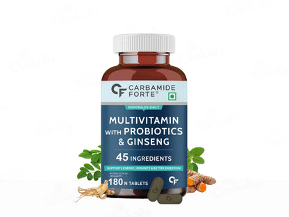 Carbamide Forte Multivitamin With Probiotics & Ginseng Tablet