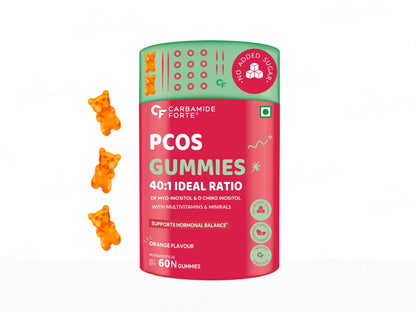Carbamide Forte PCOS Nutraceutical Gummies - Orange Flavour