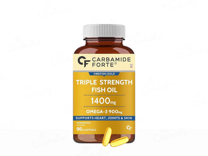 Carbamide Forte Triple Strength Fish Oil 1400mg + Omega 3 Capsule