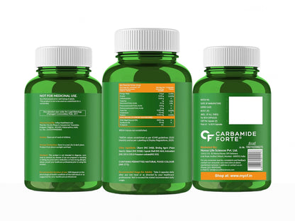 Carbamide Forte Vegetarian Omega-3 1000mg With Algal DHA 10% Liquid Filled Capsule