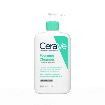 CeraVe Foaming Cleanser for Normal to Oily Skin
