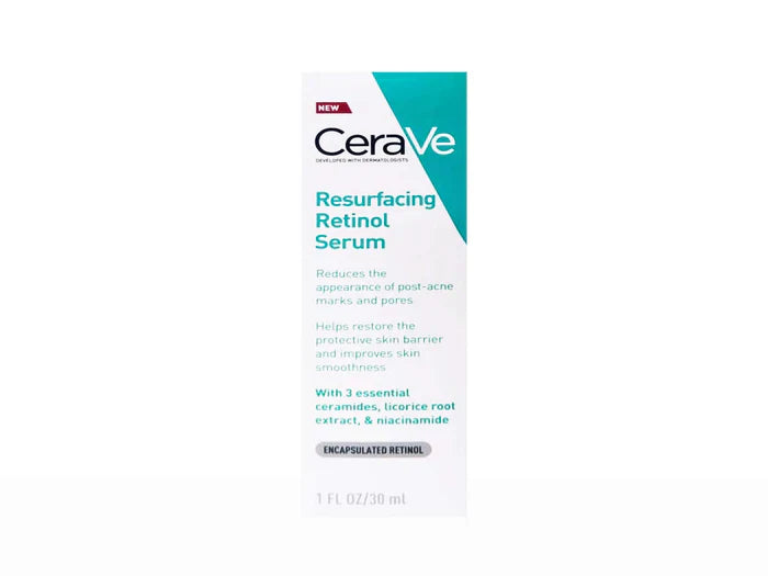 CeraVe Resurfacing Retinol Face Serum
CeraVe Resurfacing Retinol Face Serum

