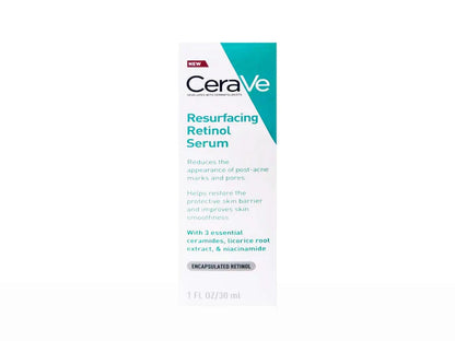CeraVe Resurfacing Retinol Face Serum
CeraVe Resurfacing Retinol Face Serum
