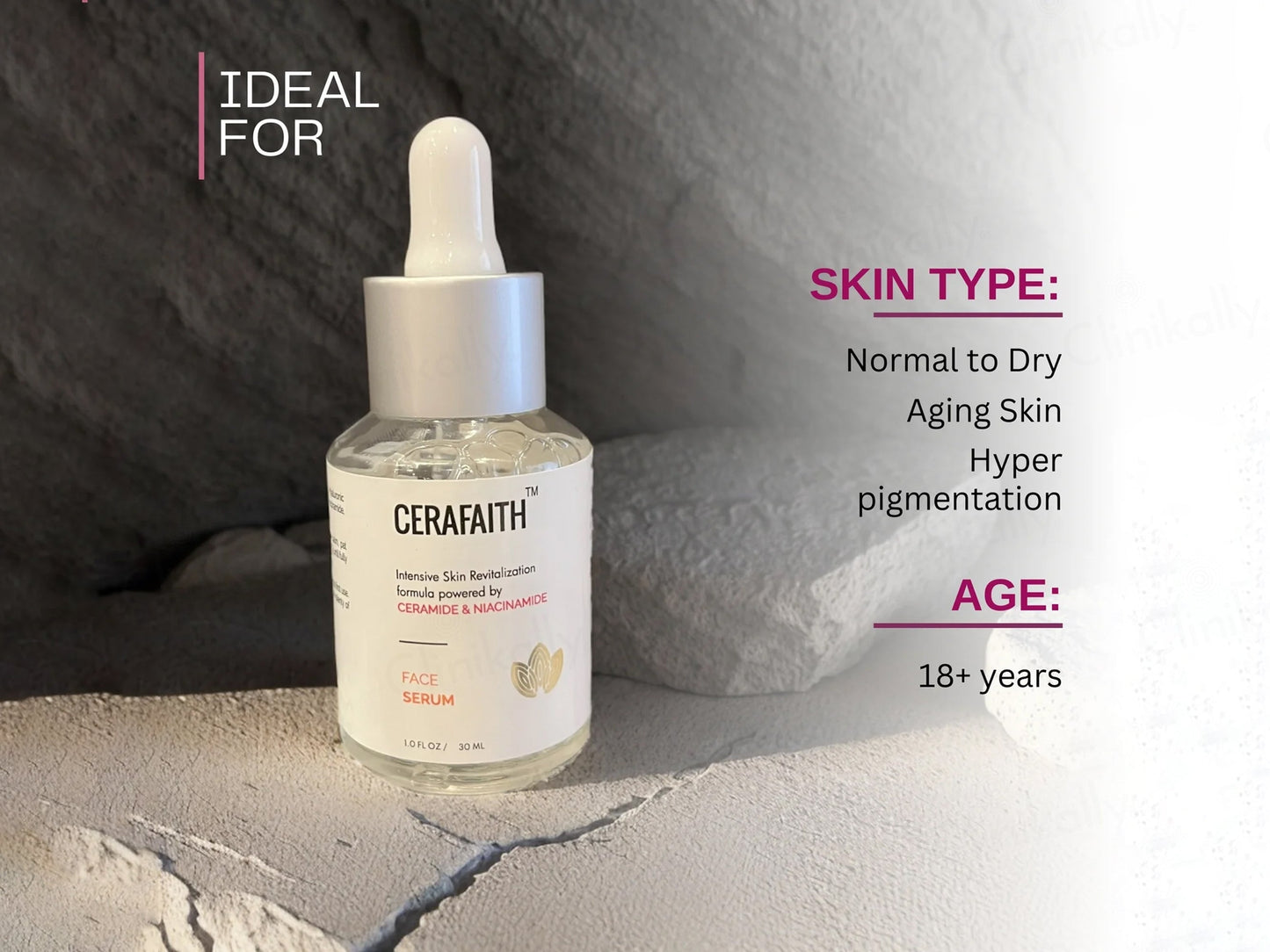 Cerafaith Ceramide & Niacinamide Face Serum