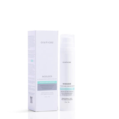 Ceuticoz Moduseb Moist Oil-free Moisturiser controls excess oil and sebum, hydrates