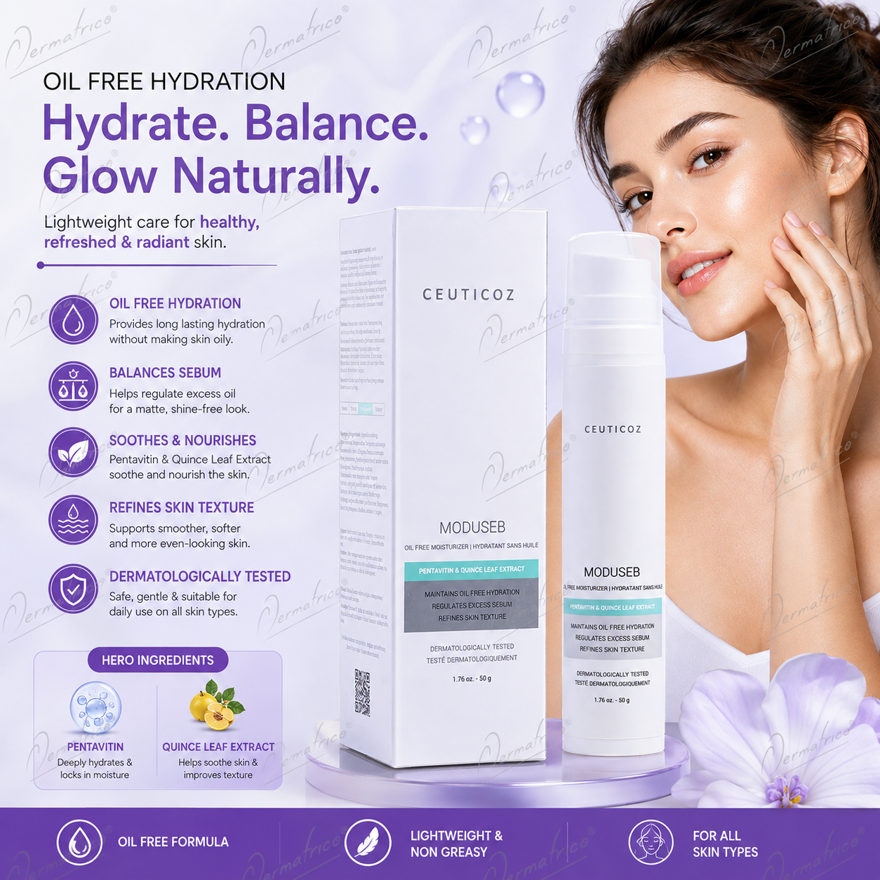Ceuticoz Moduseb Moist Oil free Moisturiser
