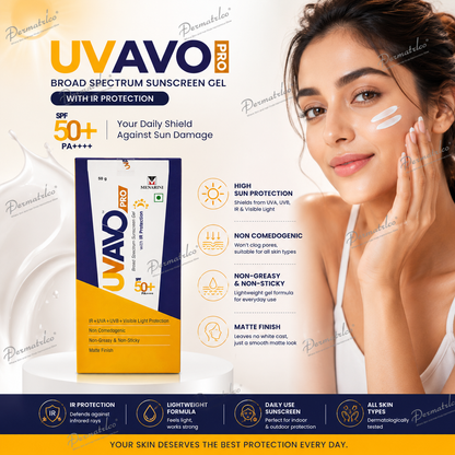 UVAVO PRO SPF 50+ PA++++ Sunscreen Gel