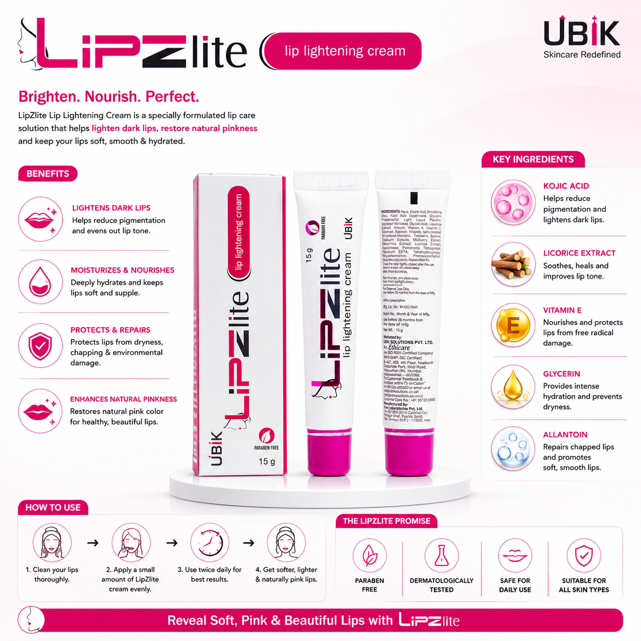 Lipzlite Lip Lightening Cream