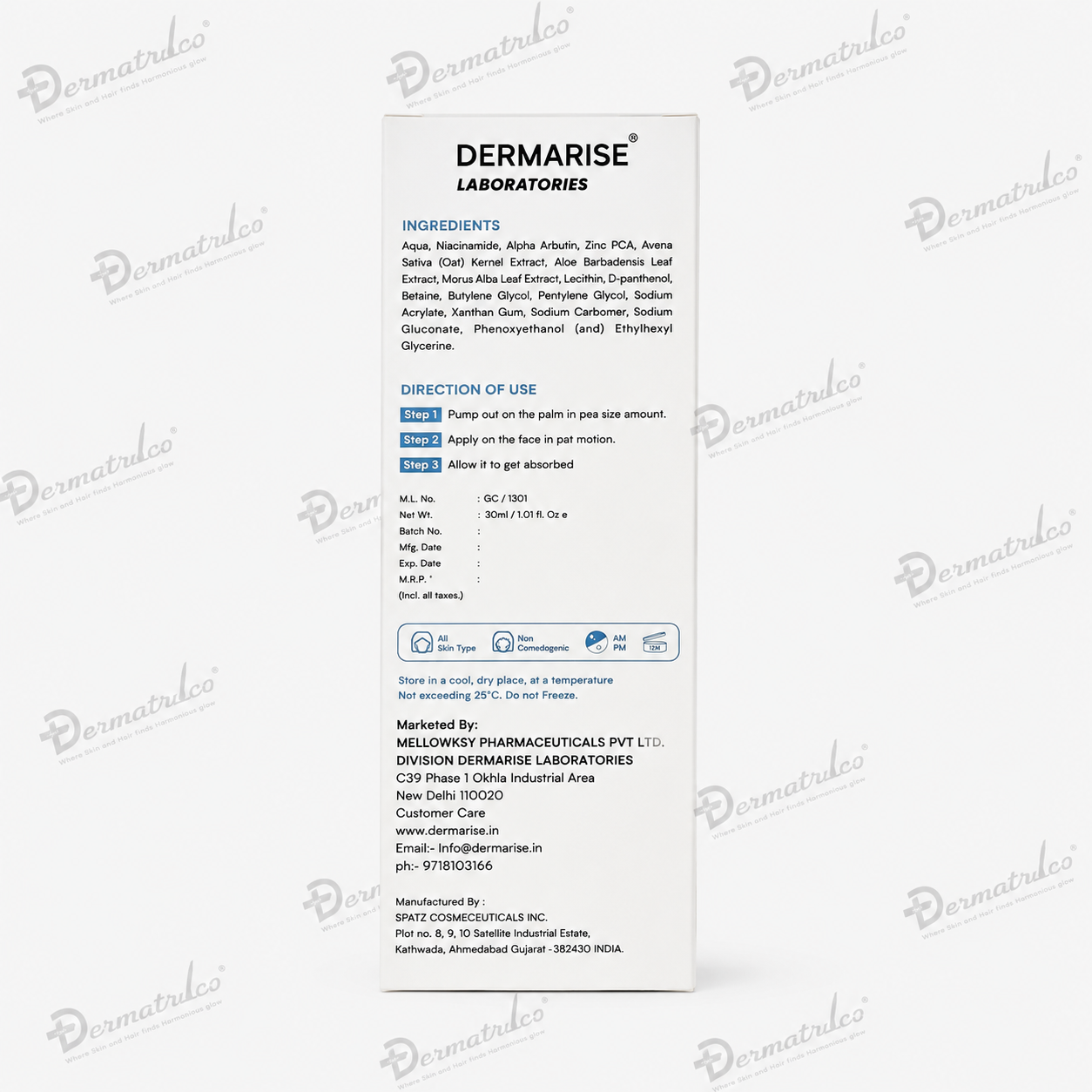 Dermarise Niaderm Niacinamide Advance Serum
