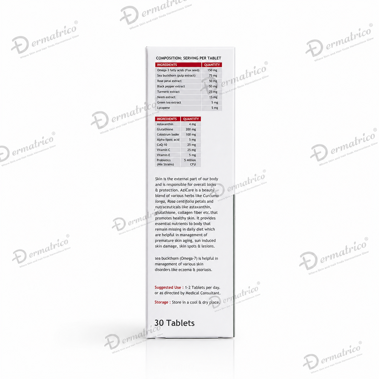 Azelia Azicare Complete Nutrition Tablet For Skin