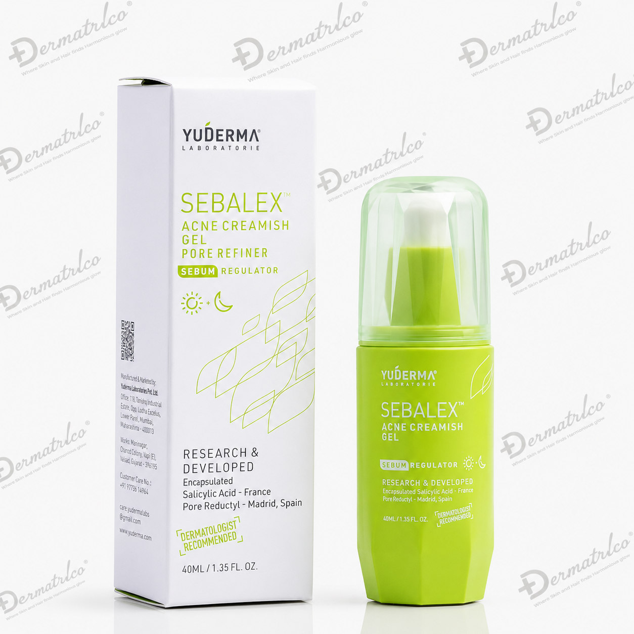 Yuderma Sebalex Acne Creamish Pore Refiner Gel