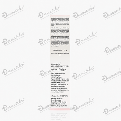 A2 Lite Skin Lightening & Brightening Cream