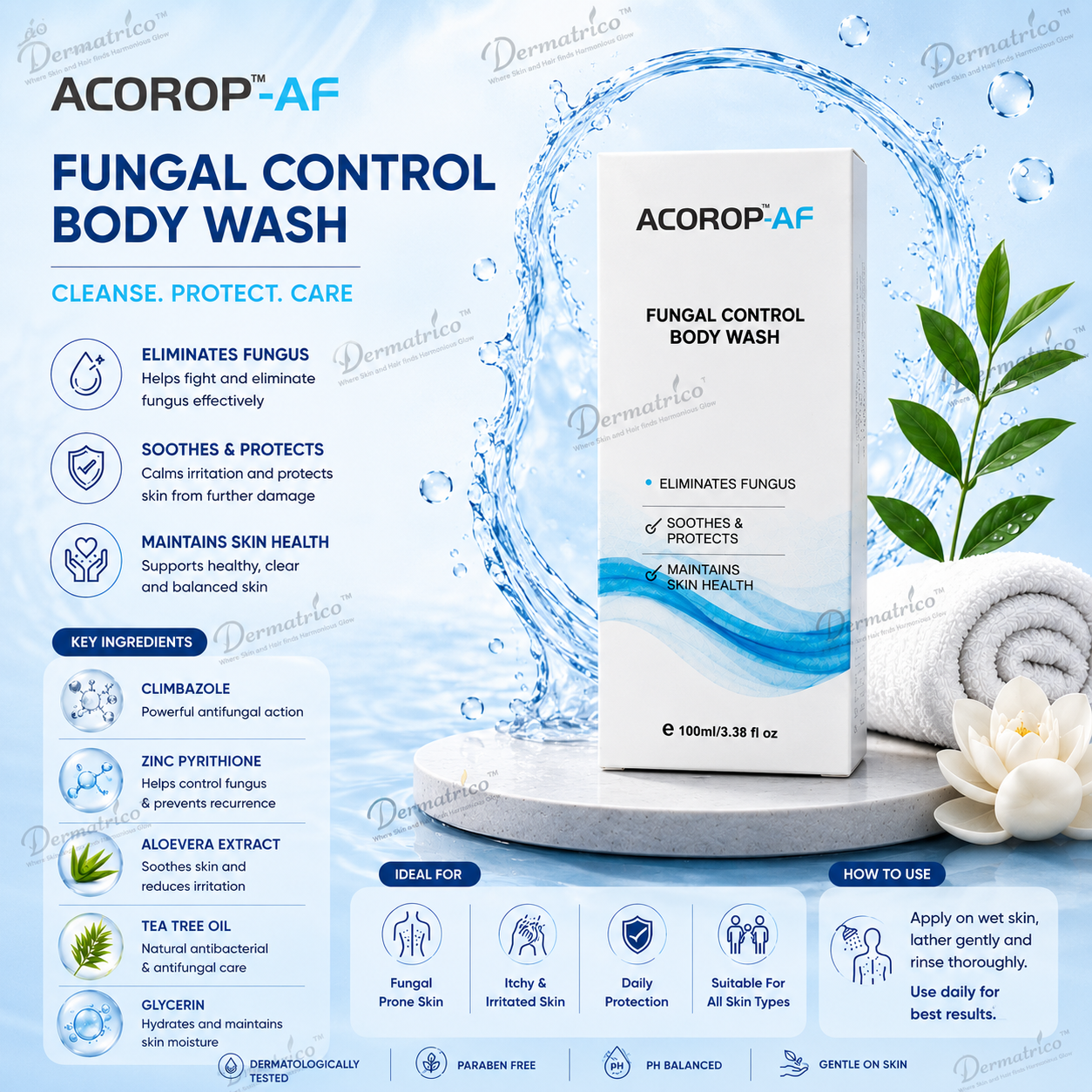 Acorop - AF Fungal control Body wash