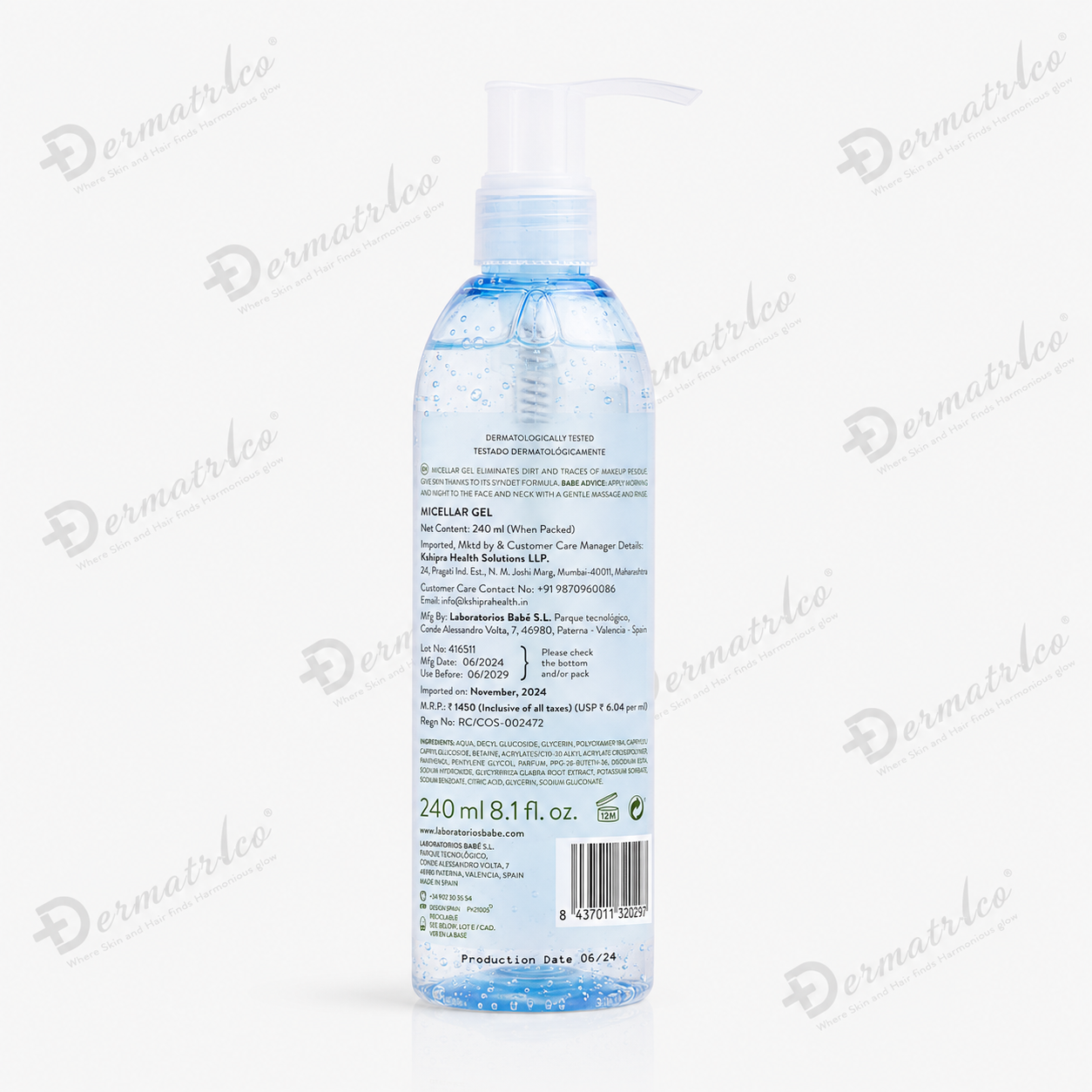 BABE MICELLAR GEL CLEANSER