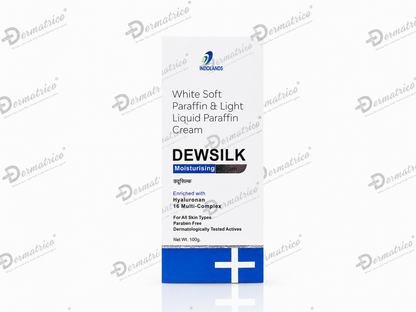 Dewsilk Moisturising White Soft & Light Paraffin Cream