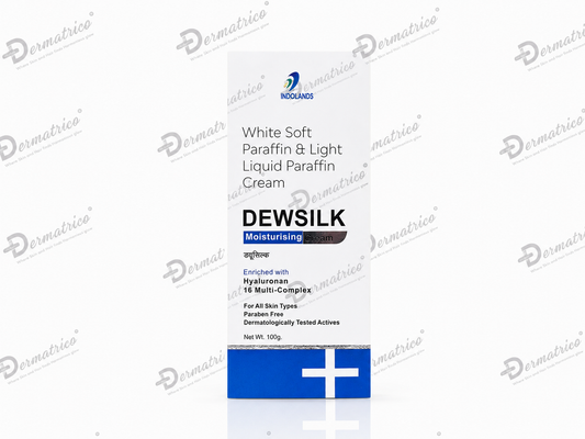 Dewsilk Moisturising White Soft & Light Paraffin Cream