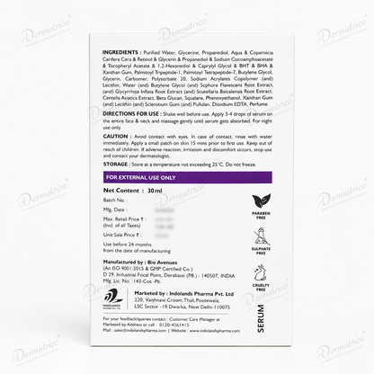 Cutilift 2% VitAlease Retinol Face Serum