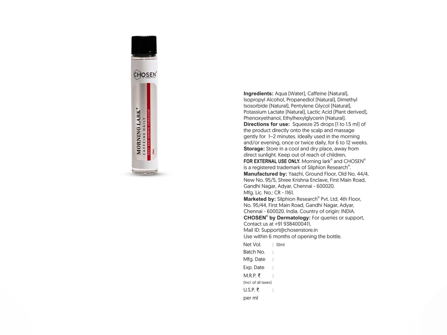 Chosen Morning Lark Caffeine Daily Scalp Solution