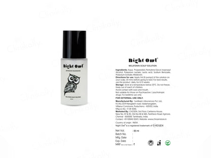 Chosen Night Owl Melatonin Scalp Solution