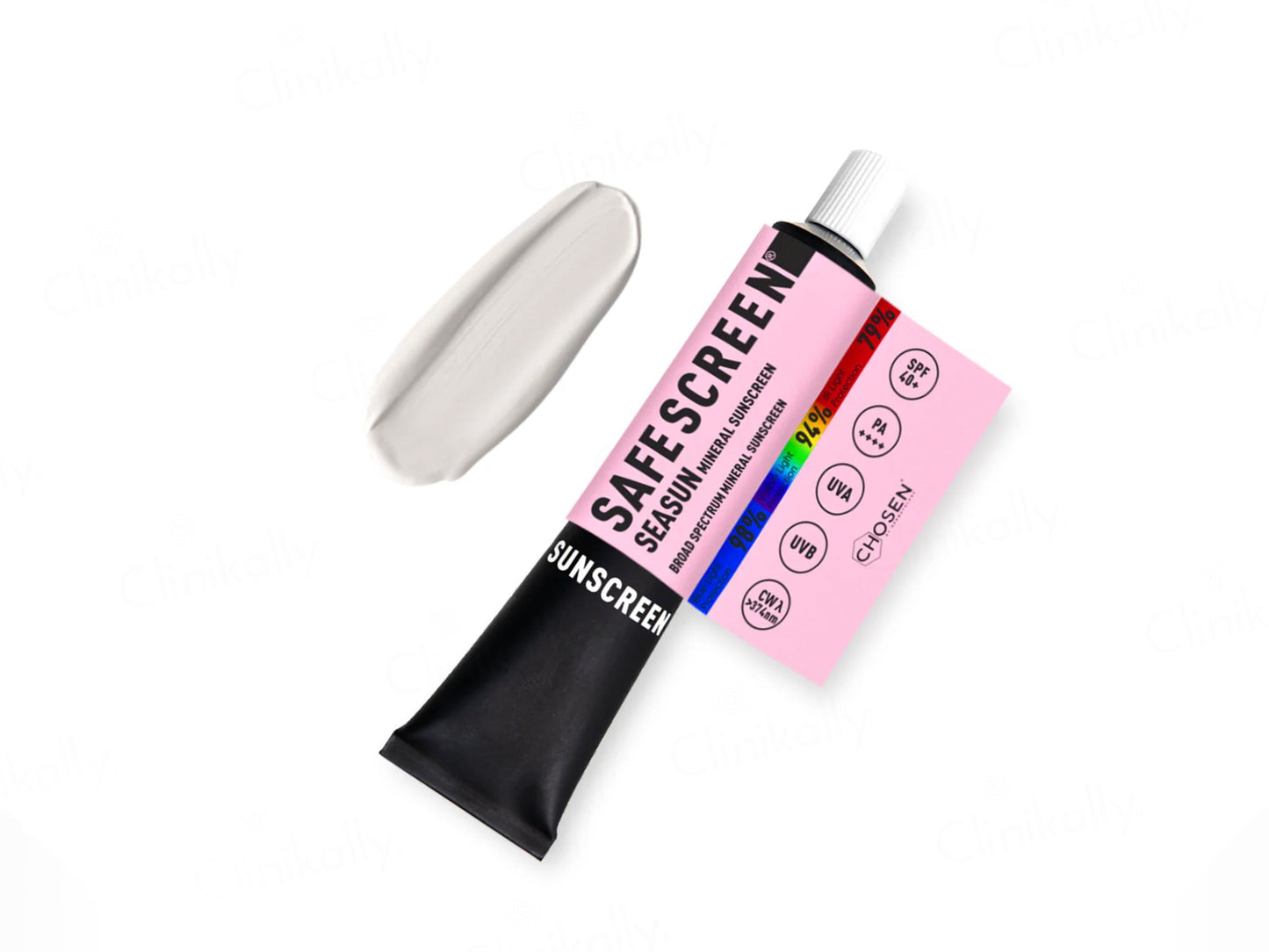 Chosen Safescreen Seasun Mineral Sunscreen SPF 40+ PA++++
