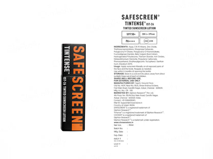 Chosen Safescreen Tintense IST-26 Tinted Sunscreen Lotion SPF 50+ PA++++
