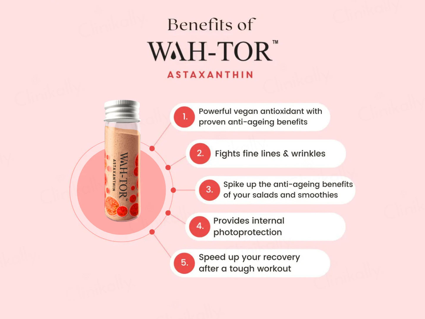 Chosen Wah-Tor Astaxanthin + Pycnogenol + Phycocyanin Plant Collagen Builder Powder Combo Pack