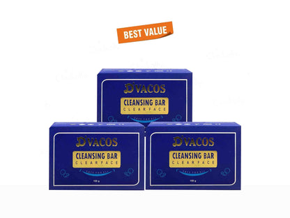 D'Vacos Clear Face Cleansing Bar