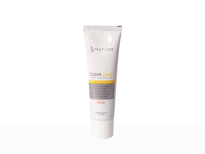 Ceuticoz Clear Zinc Tinted Sunscreen Gel SPF 50
