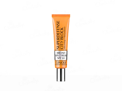 Clinique Superdefense City Block Daily Energy + Face Protector Sunscreen SPF 50