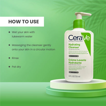 CeraVe Hydrating Cleanser for Normal to Dry Skin