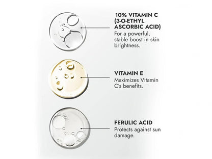 CosIQ Vitamin CEF-10% Ethylated Ascorbic Acid Glow Face Serum