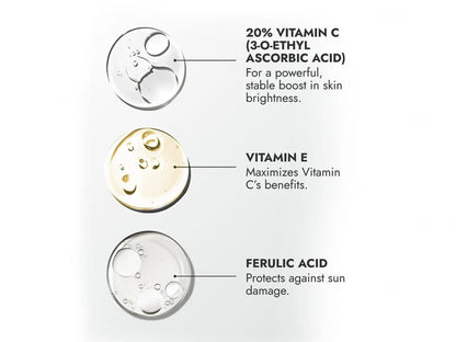 CosIQ Vitamin CEF-20% Ethylated Ascorbic Acid Glow Face Serum