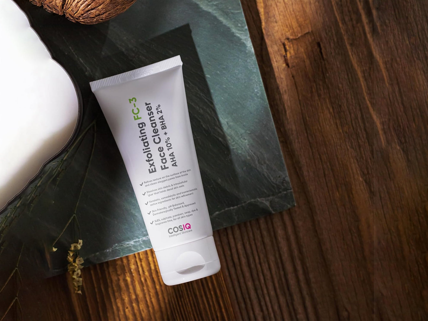 CosiQ FC-3 AHA 10% + BHA 2% Exfoliating Face Cleanser Gel
