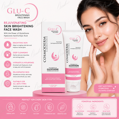 Cosmoderm Glu-C Skin Brightening Face Wash