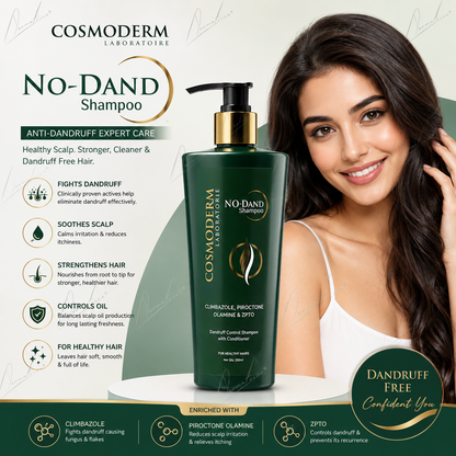 Cosmoderm NO-Dand Dandruff Control Shampoo